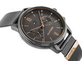 Tommy Hilfiger Blake Quartz Grey Dial Silver Mesh Bracelet Watch for Men - 1782304 Authentic Buy Shop Now