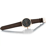 Hugo Boss Navigator Grey Dial Brown Leather Strap Watch for Men - 1513496 Authentic Buy Shop Now
