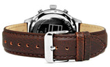Tommy Hilfiger Gavin Chronograph White Dial Brown Leather Strap Watch for Men - 1791467 Authentic Buy Shop Now