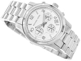 Michael Kors Runway Chronograph Silver Dial Silver Steel Strap Watch For Women - MK7325 Authentic Buy Shop Now