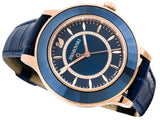 Swarovski Octea Lux Blue Dial Blue Leather Strap Watch for Women - 5414413 Authentic Buy Shop Now