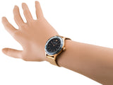 Swarovski Octea Nova Black Dial Rose Gold Mesh Bracelet Watch for Women - 5430424 Authentic Buy Shop Now