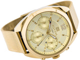 Tommy Hilfiger Mia Gold Dial Gold Mesh Bracelet Watch for Women - 1781488 Authentic Buy Shop Now