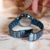 Tommy Hilfiger Joy Chronograph Blue Dial Blue Steel Strap Watch For Women - 1782535 Authentic Buy Shop Now