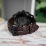 Emporio Armani Paolo Chronograph Black Dial Brown Leather Strap Watch For Men - AR11549 Authentic Buy Shop Now