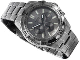 Fossil Garrett Chronograph Grey Dial Grey Steel Strap Watch for Men - FS5621 Authentic Buy Shop Now