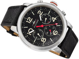Tommy Hilfiger Jake Chronograph Black Dial Black Leather Strap Watch for Men - 1791232 Authentic Buy Shop Now