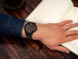 Tommy Hilfiger Blaze Chronograph Black Dial Black Steel Strap Watch For Men - 1792030 Authentic Buy Shop Now