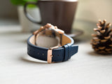Tommy Hilfiger Henry Chronograph Quartz Blue Dial Blue Leather Strap Watch For Men - 1710475 Authentic Buy Shop Now