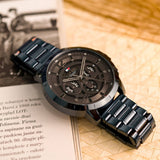 Tommy Hilfiger Luca Chronograph Grey Dial Blue Steel Strap Watch For Men - 1710493 Authentic Buy Shop Now