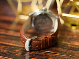 Versace Casual Chronograph Blue Dial Brown Leather Strap Watch for Men - VERG002-18 Authentic Buy Shop Now