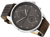 Tommy Hilfiger Chase Quartz Brown Dial Brown Leather Strap Watch for Men - 1791579 Authentic Buy Shop Now