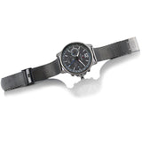 Tommy Hilfiger London Chronograph Grey Dial Grey Mesh Bracelet Watch for Men - 1791530 Authentic Buy Shop Now