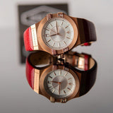 Maserati Potenza Silver Dial Red Leather Strap Watch For Women - R8851108501 Authentic Buy Shop Now