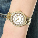 Michael Kors Kerry Mother of Pearl Dial Gold Steel Strap Watch for Women - MK3312 Authentic Buy Shop Now