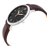 Fossil The Minimalist 3H Black Dial Brown Leather Strap Watch for Men - FS5464 Authentic Buy Shop Now