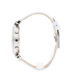 Swarovski Era Journey Silver Dial White Leather Strap Watch for Women - 5295346 Authentic Buy Shop Now