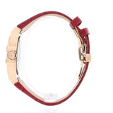 Maserati Potenza Silver Dial Red Leather Strap Watch For Women - R8851108501 Authentic Buy Shop Now