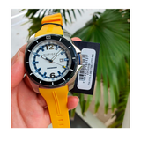 Tommy Hilfiger Windsurf White Dial Yellow Rubber Strap Watch for Men - 1791115 Authentic Buy Shop Now