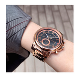 Tommy Hilfiger Claudia Black Dial Rose Gold Steel Strap Watch for Women - 1781820 Authentic Buy Shop Now