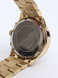 Michael Kors Bradshaw Chronograph Gold Dial Gold Steel Strap Watch For Women - MK5777 Authentic Buy Shop Now