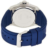 Guess Legacy Grey Dial Blue Silicone Strap Watch For Men - W1049G1 Authentic Buy Shop Now