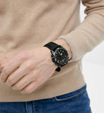 Guess Commander Black Dial Black Rubber Strap Watch for Men - GW0211G3 Authentic Buy Shop Now
