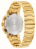 Versace Greca Chronograph Black Dial Gold Steel Strap Watch For Men - VEZ900421 Authentic Buy Shop Now