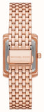 Michael Kors Emery Three-Hand White Dial Rose Gold Steel Strap Watch for Women - MK4743 Authentic Buy Shop Now