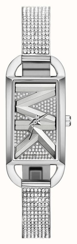 Michael Kors Empire Three-Hand Silver Dial Silver Steel Strap Watch for Women - MK4841 Authentic Buy Shop Now