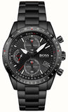 Hugo Boss Aero Black Dial Black Steel Strap Watch for Men - 1513771 Authentic Buy Shop Now