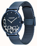 Coach Perry Blue Dial Blue Mesh Bracelet Watch for Women - 14503824 Authentic Buy Shop Now