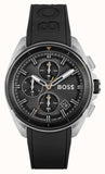 Hugo Boss Volane Grey Dial Black Silicone Strap Watch for Men - 1513953 Authentic Buy Shop Now