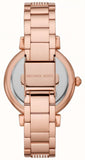 Michael Kors Abbey Three-Hand Analog Crystals Rose Gold Dial Rose Gold Steel Strap Watch for Women - MK4617 Authentic Buy Shop Now