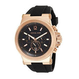 Michael Kors Dylan Black Dial Black Rubber Strap Watch for Men - MK8184 Authentic Buy Shop Now