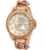 Fossil Riley White Dial Sand Leather Strap Watch for Women - ES3466 Authentic Buy Shop Now