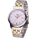 Tissot T Classic Dream White Dial Two Tone Steel Strap Watch for Men - T033.410.22.011.01 Authentic Buy Shop Now