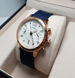 Guess Marina Multifunction White Dial Blue Rubber Strap Watch for Women - W1025L4 Authentic Buy Shop Now
