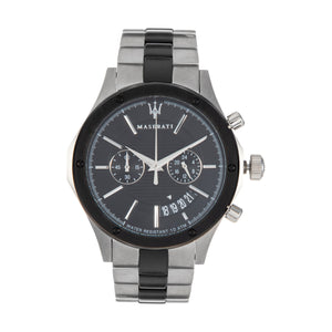 Maserati Circuito Chronograph Black Dial Two Tone Steel Strap Watch For Men - R8873627003 Authentic Buy Shop Now