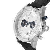 Maserati Circuito Chronograph Analog White Dial Black Leather Strap Watch for Men - R8871627005 Authentic Buy Shop Now