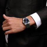 Maurice Lacroix Aikon Date Quartz Black Dial Silver Steel Strap Watch for Men - AI1108-SS002-330-1 Authentic Buy Shop Now