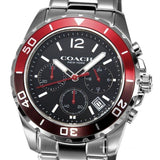 Coach Kent Black Dial Silver Steel Strap Watch for Men - 14602556 Authentic Buy Shop Now