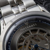 Maserati Ricordo Automatic Gray Dial Silver Steel Strap Watch For Men - R8823133003 Authentic Buy Shop Now
