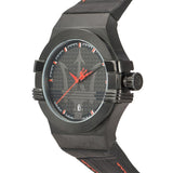 Maserati Potenza 3H STR Black Dial 42mm Leather Strap Watch For Men - R8851108010 Authentic Buy Shop Now