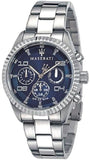 Maserati Competizione Blue Dial Silver Steel Strap Watch For Men - R8853100011 Authentic Buy Shop Now