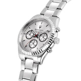 Maserati Competizione Silver Dial Silver Steel Strap Watch For Men - R8853100018 Authentic Buy Shop Now