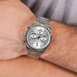 Maserati Competizione Silver Dial Silver Steel Strap Watch For Men - R8853100018 Authentic Buy Shop Now