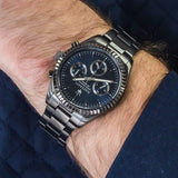 Maserati Competizione Blue Dial Grey Steel Strap Watch For Men - R8853100019 Authentic Buy Shop Now