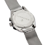 Maserati Traguardo Black Dial Silver Mesh Bracelet Watch For Men - R8873612005 Authentic Buy Shop Now