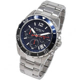 Coach Kent Chronograph Blue Dial Silver Steel Strap Watch for Men - 14602555 Authentic Buy Shop Now